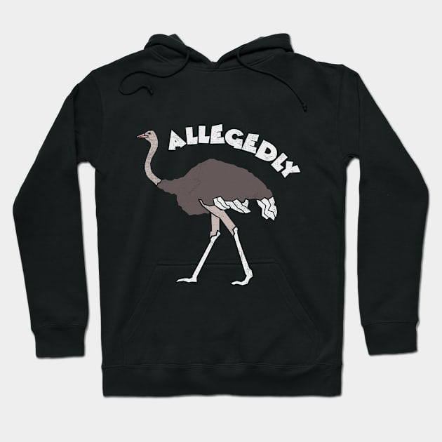 Allegedly Allegedly Ostrich Funny Ostrich Letterkenny Letterkenny Cosplay Pitter Patter Hoodie by NickDezArts